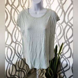 All in Motion Women's Mint Green Short Sleeve Active Wear Athletic Top